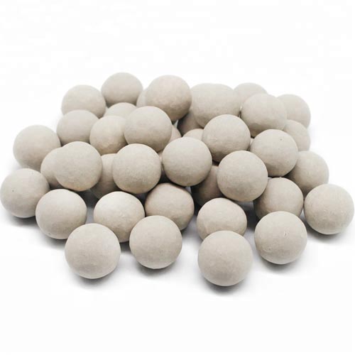 inert ceramic alumina balls for catalyst bed support media