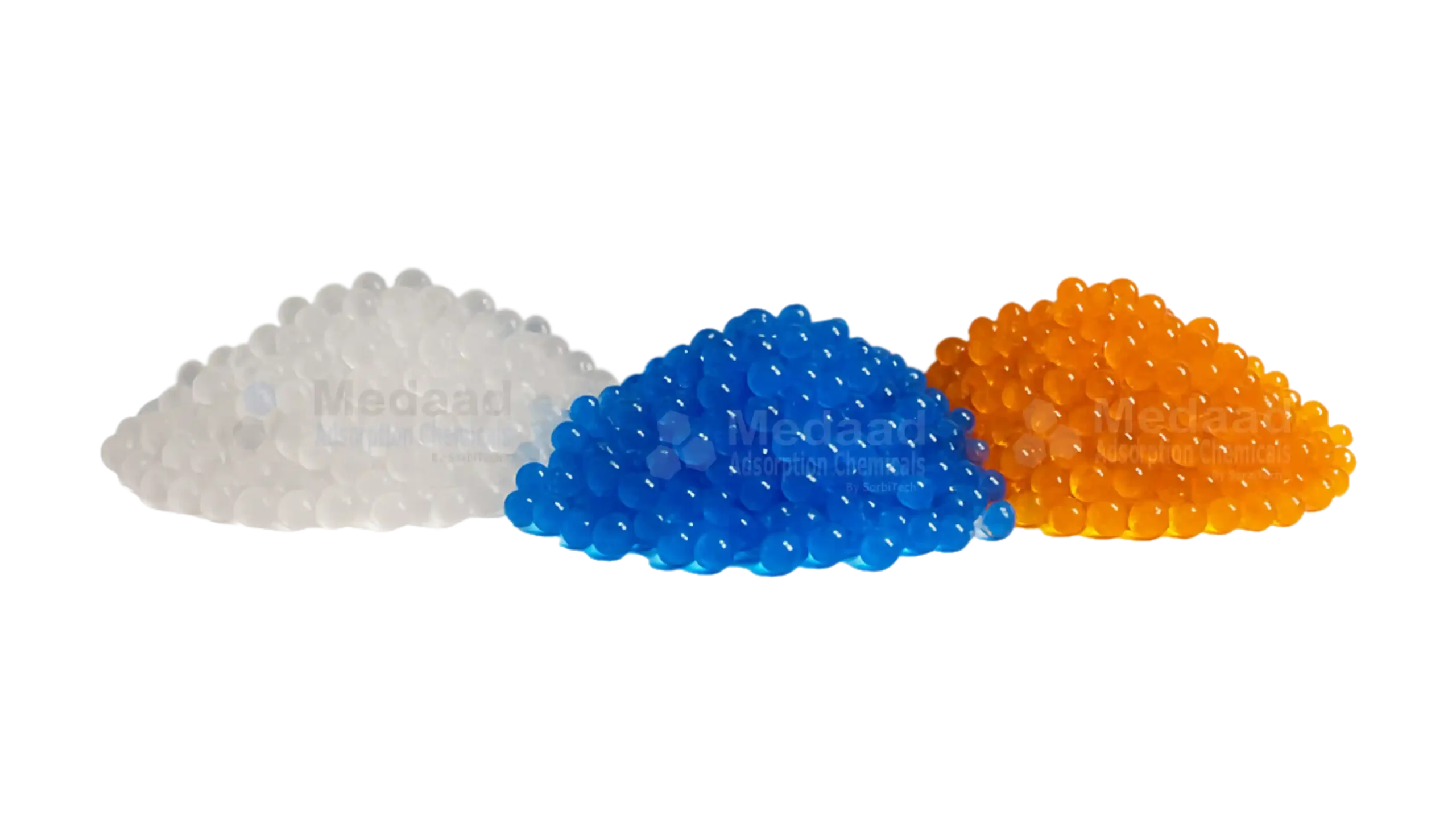 Blue, white & orange silica gel supplier & distributor